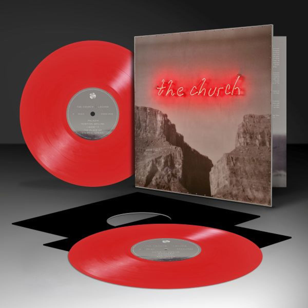 The Church "Lacuna" (Red vinyl) 2xLP cover art
