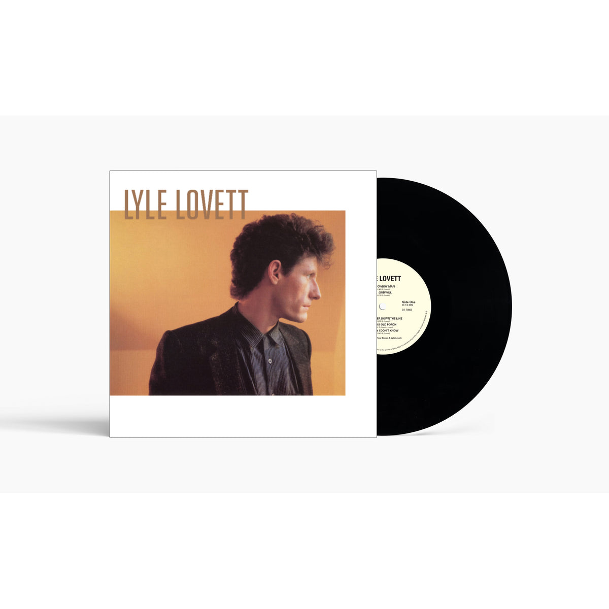 Lyle Lovett "S/T (40th Anniversary)" LP cover art