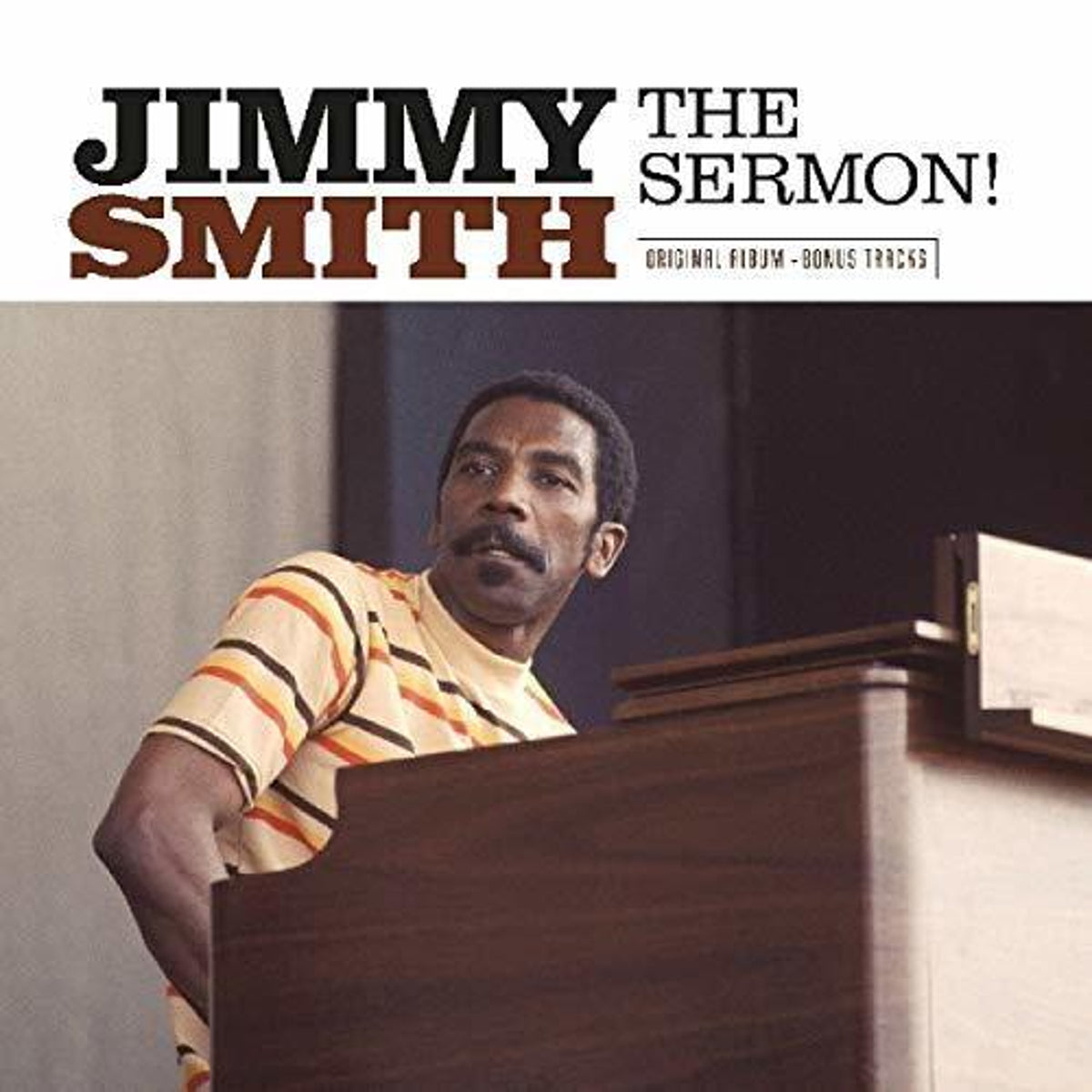 Jimmy Smith "The Sermon! (Blue Note Tone Poet Vinyl Series)" (180g vinyl) LP cover art