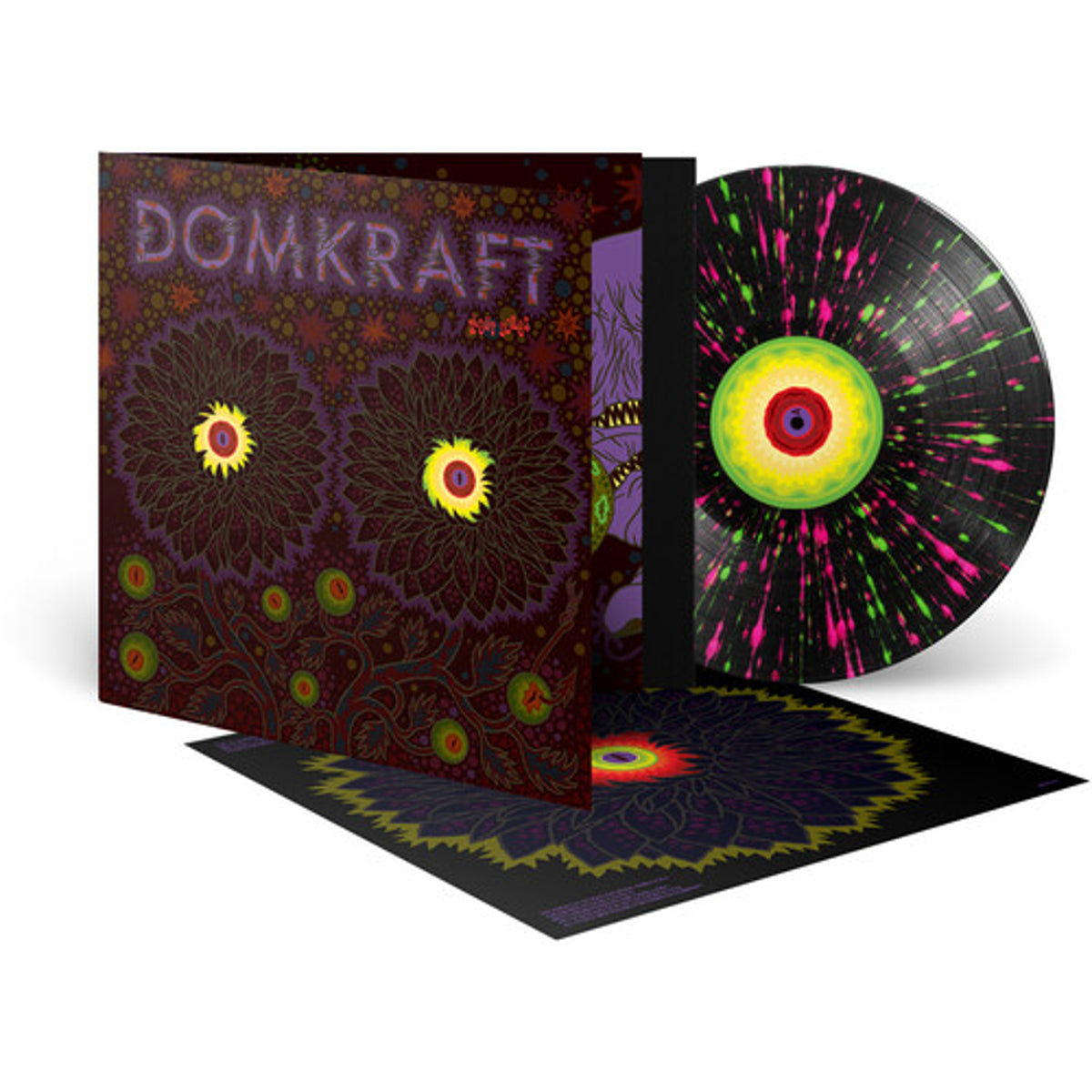 Domkraft "Night Songs" (Splatter Color vinyl) LP cover art