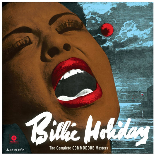Billie Holiday “Complete Commodore Masters” LP cover art