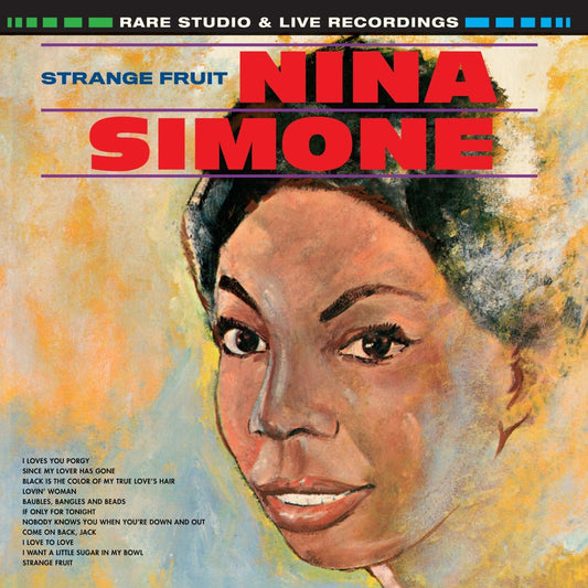 Nina Simone “Strange Fruit. Rare Recordings” (Limited/SOLID ORANGE Vinyl/180g) LP cover art
