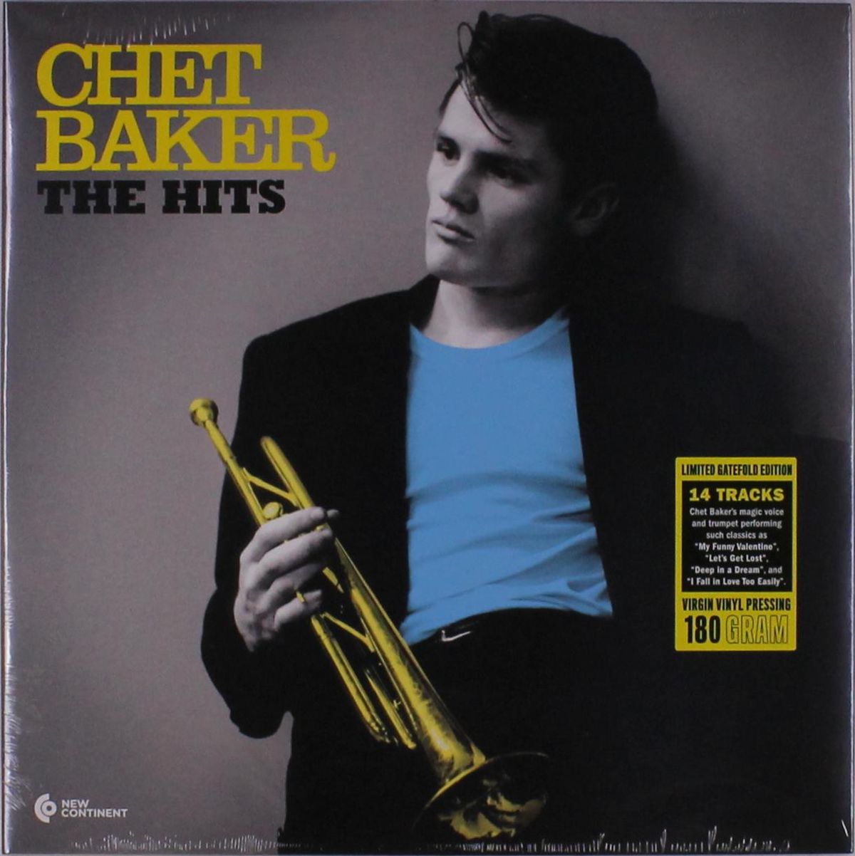 Chet Baker “Hits” (DELUXE GATEFOLD EDITION/180g/VIRGIN Vinyl) LP cover art