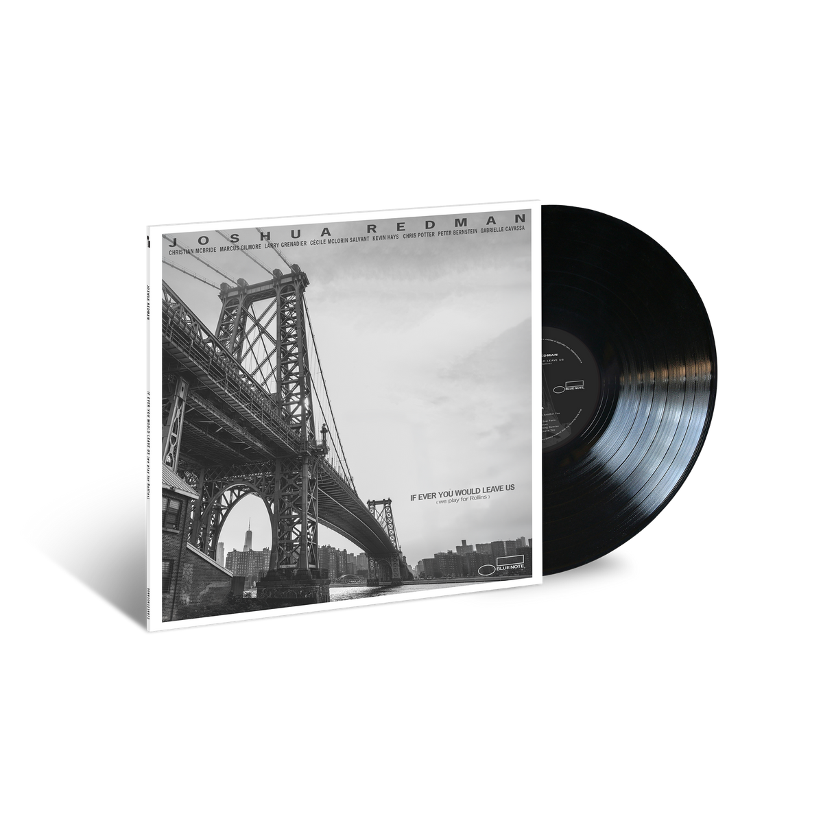 Joshua Redman "If Ever You Would Leave Us (we play for Rollins)" LP cover art