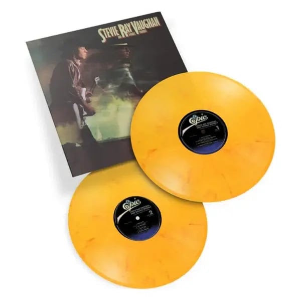 Stevie Ray Vaughan "Couldn't Stand the Weather" (180g Yellow/Red/Orange Import Vinyl) 2xLP cover art