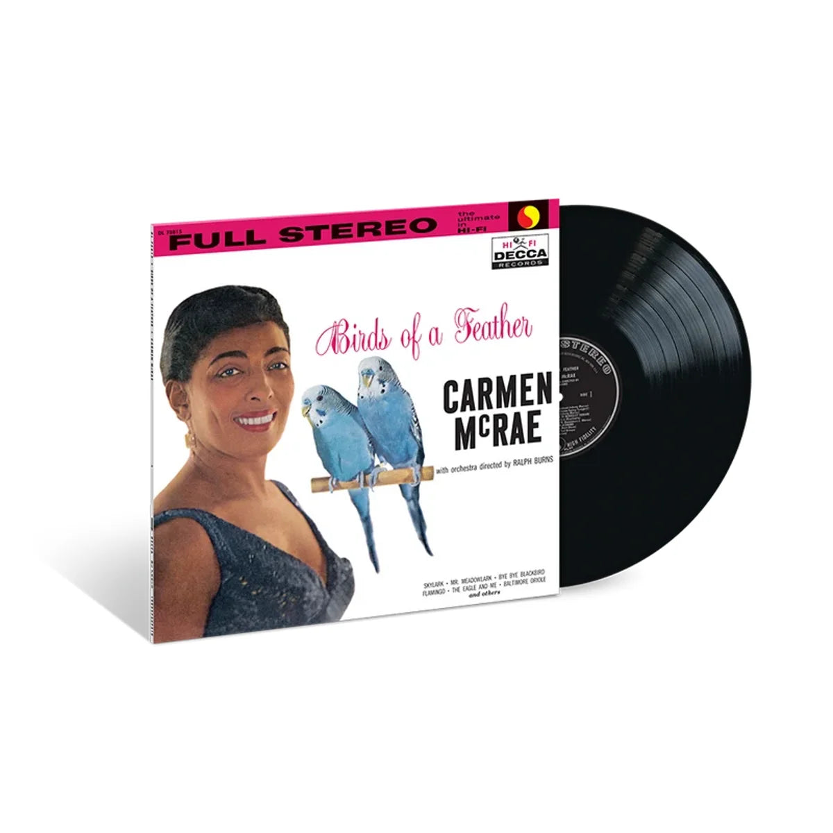 Carmen McRae "Birds of a Feather (Verve Vault Series)" (180g vinyl) LP cover art
