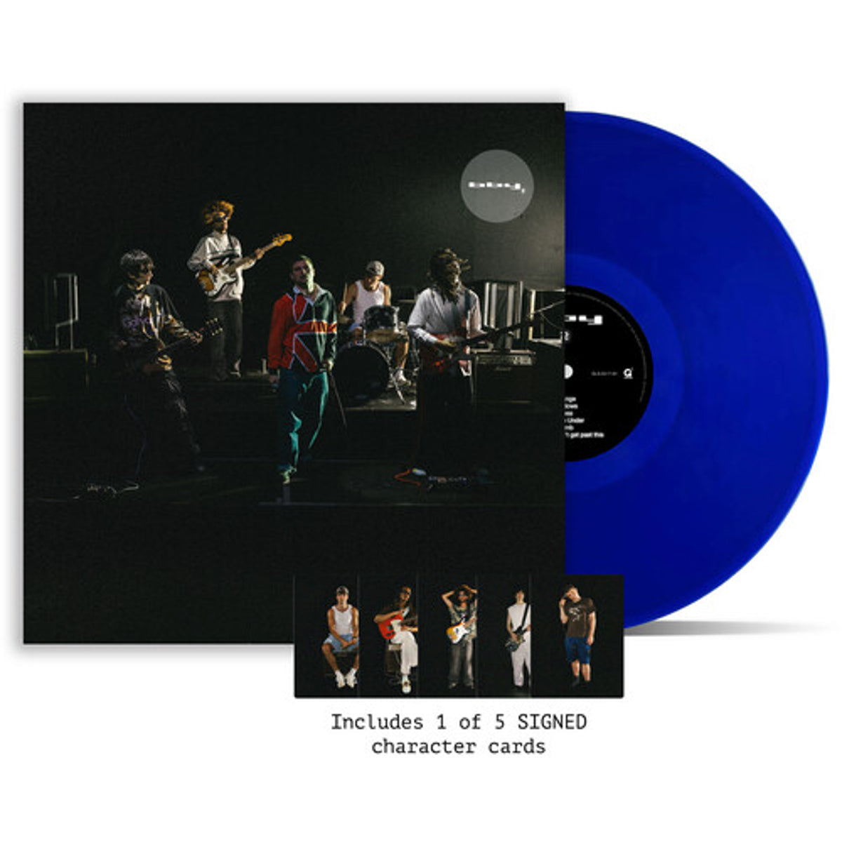 Bby "2" (Indie Exclusive Electric Blue vinyl w/ SIGNED Character Card) LP cover art