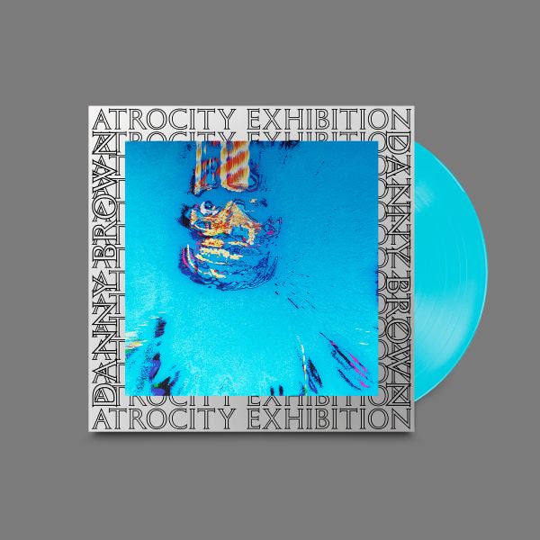 Danny Brown "Atrocity Exhibition (10 Year Anniversary Edition)" (Transparent Blue Vinyl) 2xLP cover art