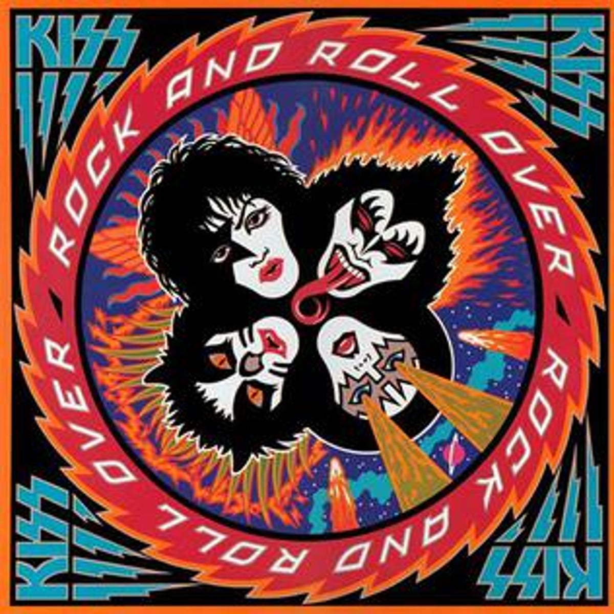 KISS "Rock And Roll Over (Eddie Kramer 2026 Mix)" (180g vinyl) LP cover art