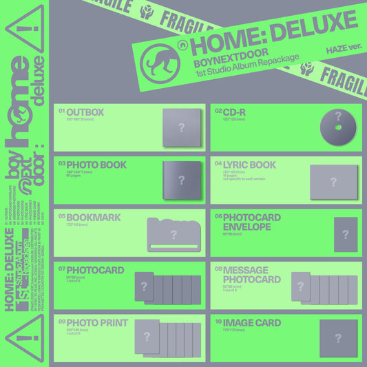 BOYNEXTDOOR "1st Studio Album Repackage ‘HOME: DELUXE’" (HAZE Ver.) CD