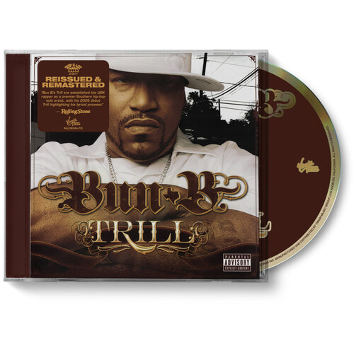 Bun B "Trill (Reissue)" CD cover art