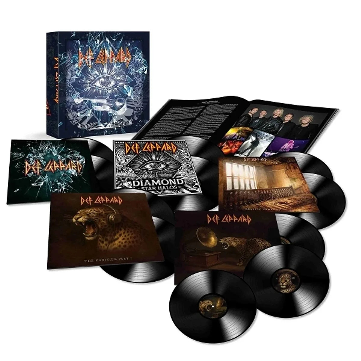 Def Leppard "The Vinyl Collection, Volume 4" (180g vinyl; Box Set) 11xLP cover art