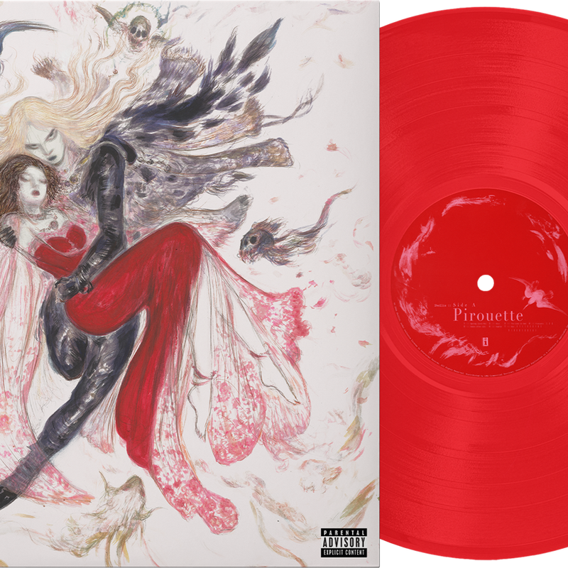 2hollis "Pirouette" (Red Vinyl) LP cover art