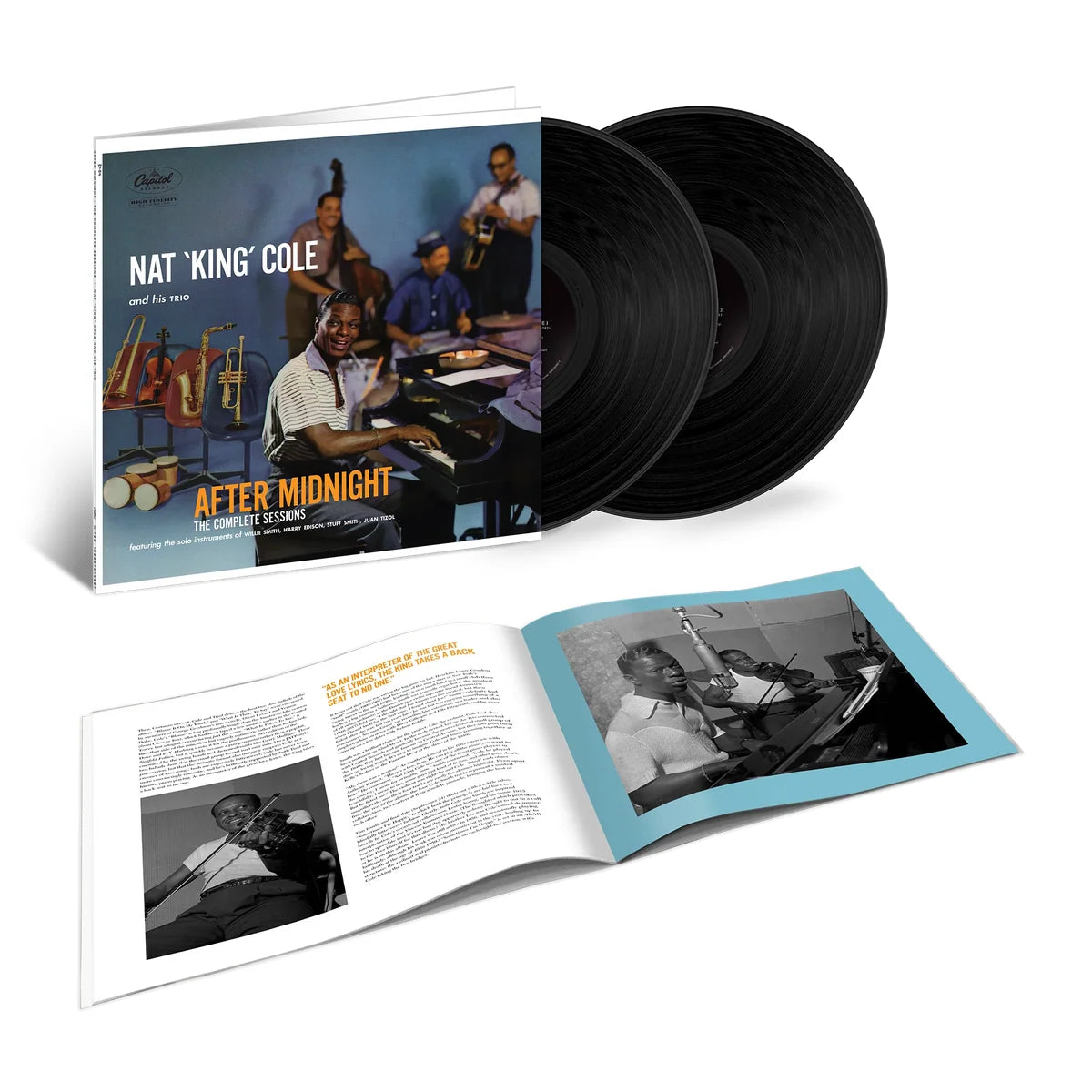 Nat King Cole "After Midnight: The Complete Sessions (Blue Note Tone Poet Vinyl Series)" (180g vinyl) 2xLP cover art