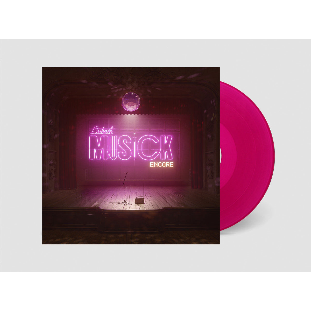 Laibach "MUSICK : ENCORE" (Transparent Purple vinyl) LP cover art