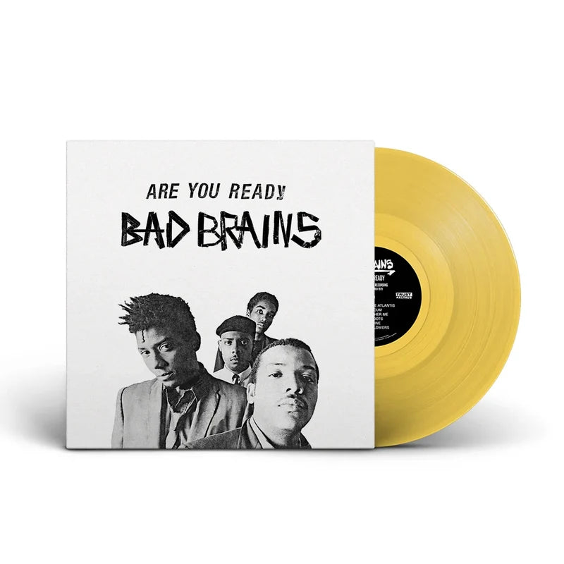 Bad Brains "Are You Ready: The First Studio Recording (Inner Ear - March 1979)" (Yellow Vinyl, Laser-Etched B-Side) 12" EP cover art