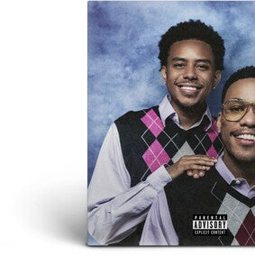 Anderson .Paak & Cordae "Heavy Is the Crown" (Indie Exclusive Pink/Gray Vinyl) LP cover art