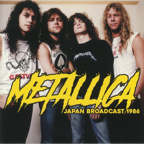 Metallica "Japan Broadcast 1986" 2xLP