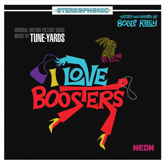 Tune-Yards "I Love Boosters (Original Motion Picture Score)" (Pink Vinyl) LP album cover
