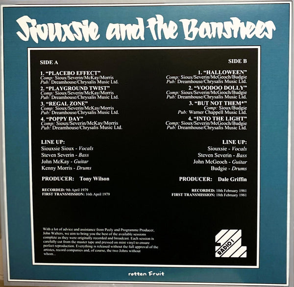 Siouxsie & The Banshees "The Peel Sessions: 1979 - 1981" LP