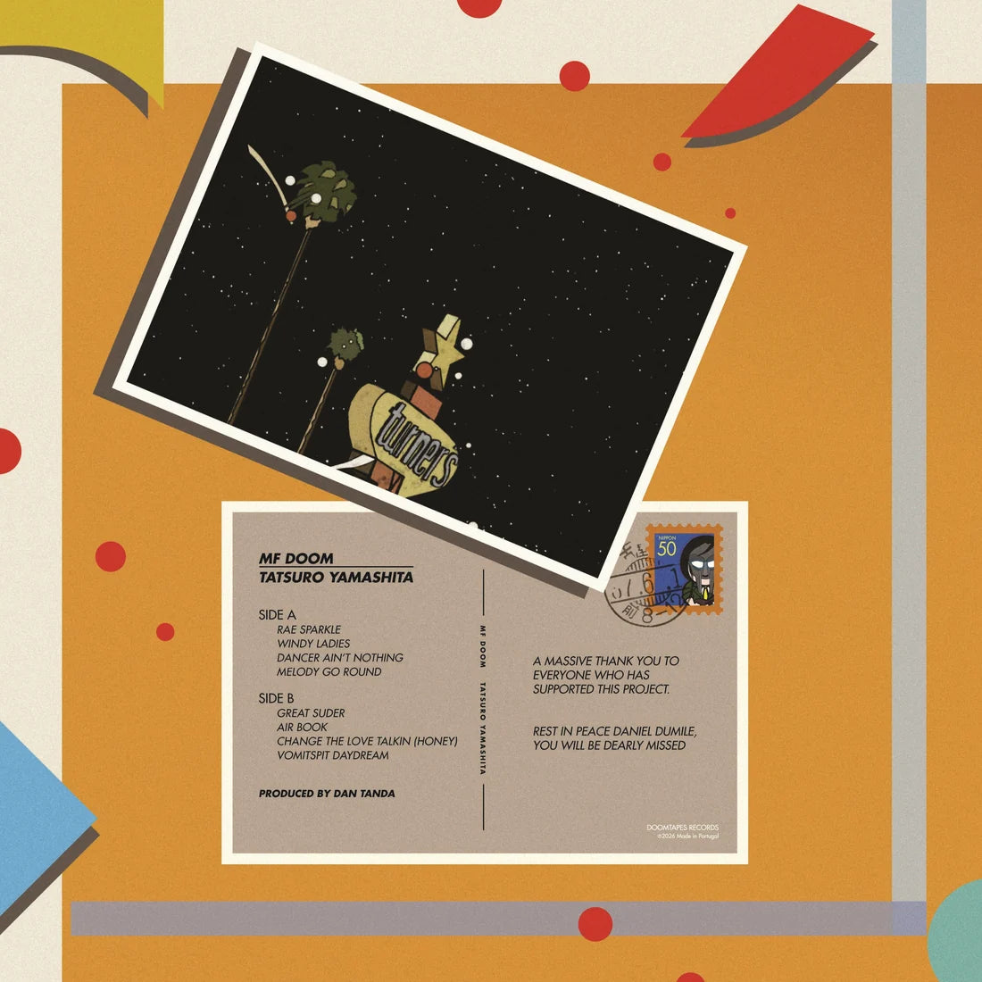 MF DOOM X Tatsuro Yamashita "S/T" LP