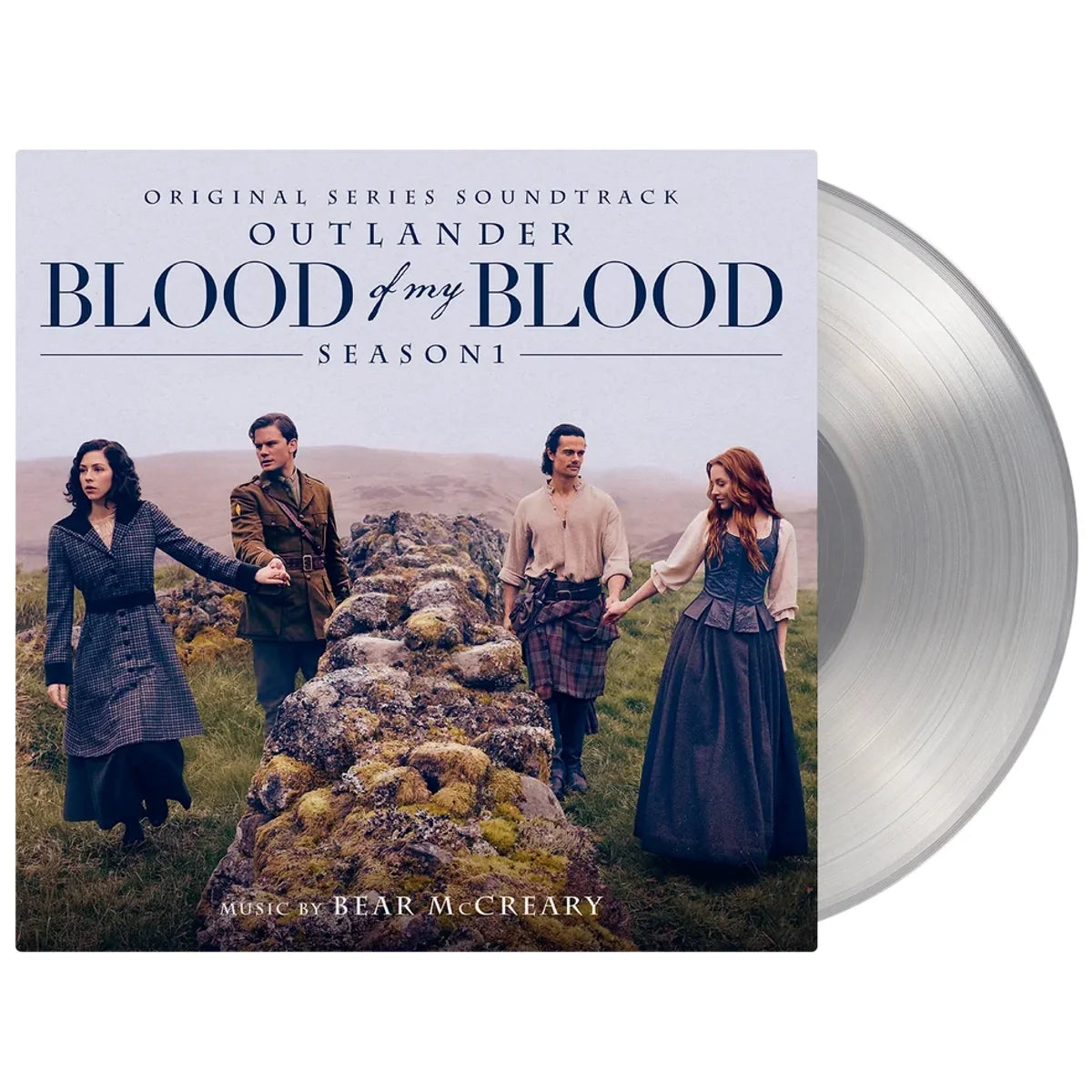 Bear McCreary "Outlander: Blood Of My Blood (OST)" (Limited Edition 180g Clear vinyl) LP cover art