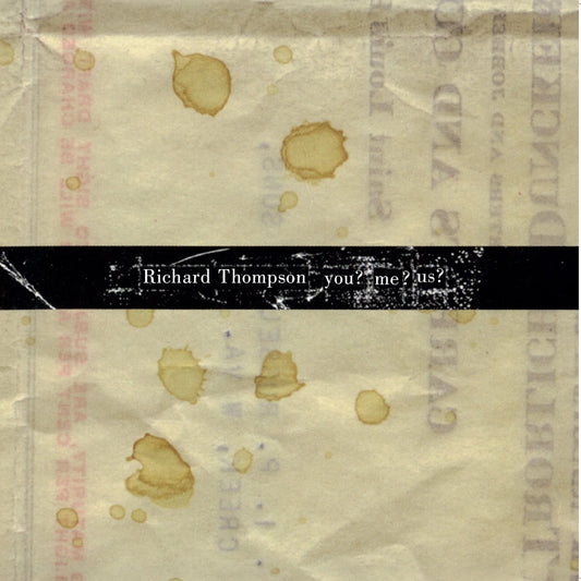 Richard Thompson "You? Me? Us?" 2xLP cover
