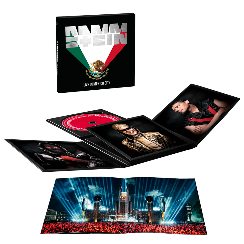 Rammstein "Live in Mexico City" 2xCD cover art