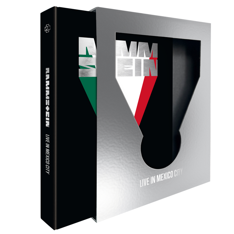 Rammstein "Live in Mexico City" (Deluxe Blu-ray Box Set) 2xCD cover art