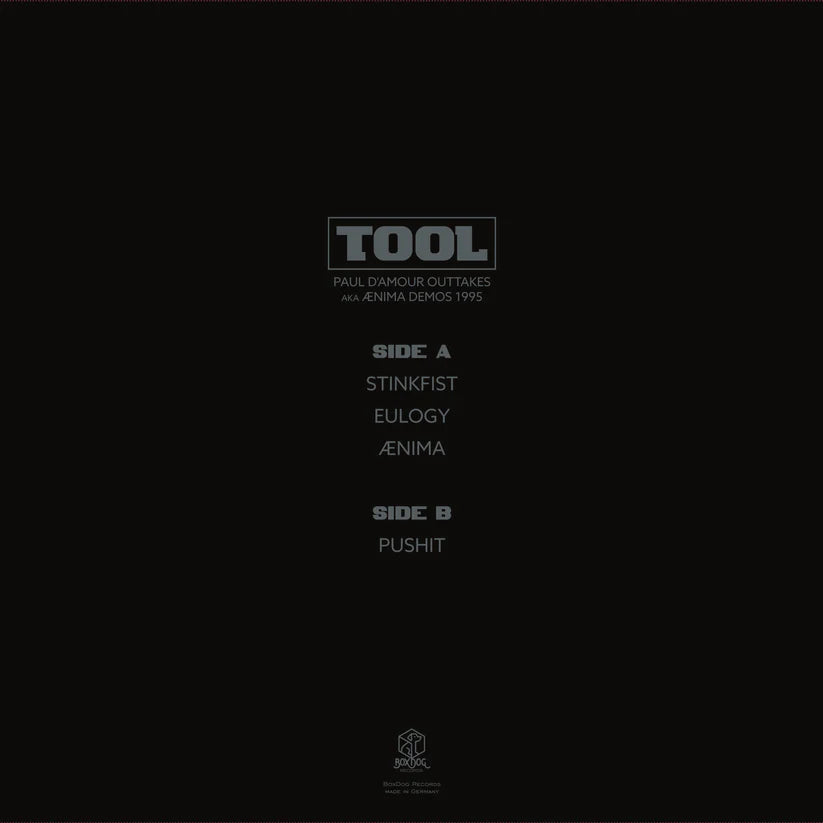 Tool "Aenima Demos 1995: Paul D'Amour Outtakes" LP