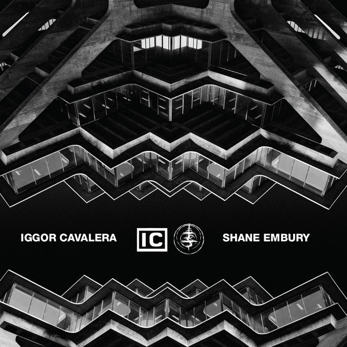 Iggor Cavalera & Shane Embury “Neon Gods / Own Your Darkness (White Vinyl)” LP cover art