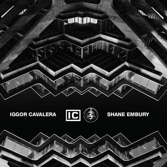 Iggor Cavalera & Shane Embury “Neon Gods / Own Your Darkness (White Vinyl)” LP cover art