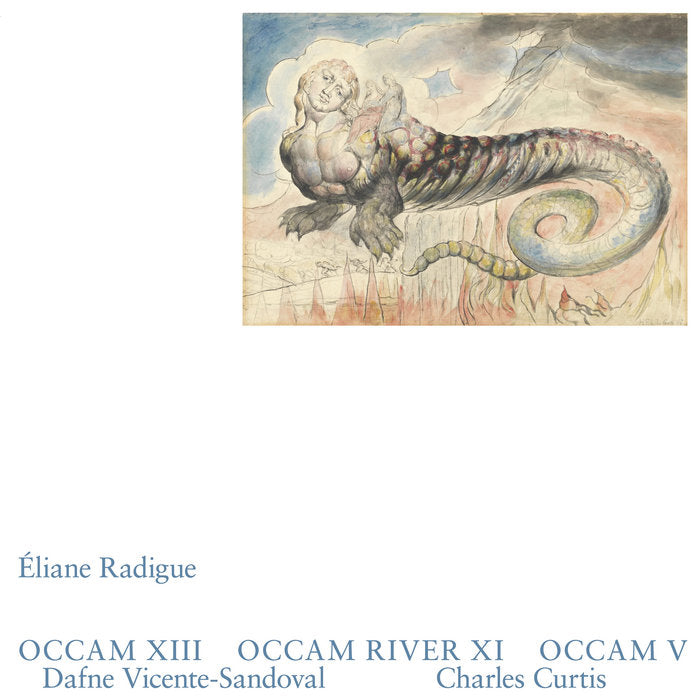 Éliane Radigue “Occam XIII, Occam River XI, Occam V” CD cover