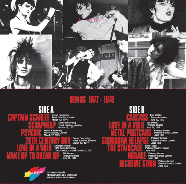 Siouxsie And The Banshees "1977-1978 Demos" LP