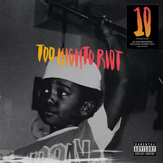 Bas - Too High To Riot (X) (10-Year Anniversary) (Sunset Glass Vinyl) album cover