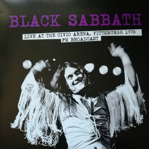 Black Sabbath "Live At The Civic Arena, Pittsburgh 1978" LP