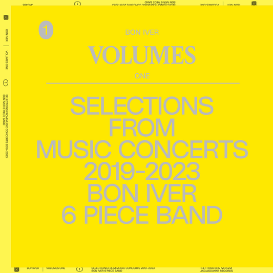 Bon Iver "VOLUMES: ONE "SELECTIONS FROM MUSIC CONCERTS 2019-2023 BON IVER 6 PIECE BAND"" LP