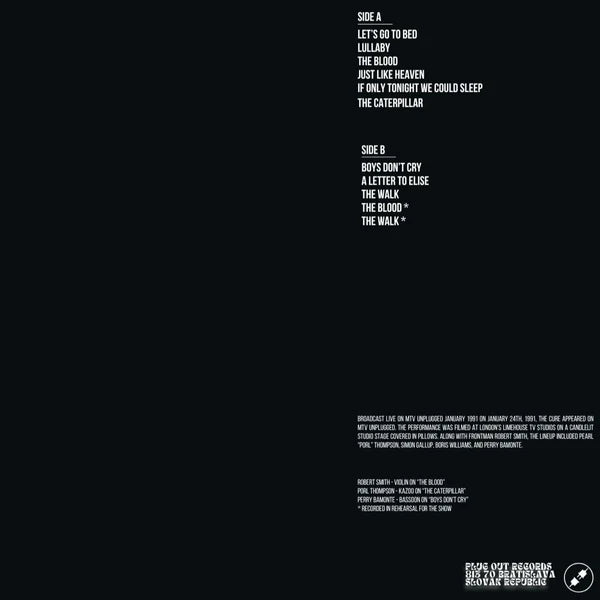 Cure "Unplugged" LP