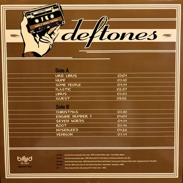 Deftones "Early Demo Tapes" LP