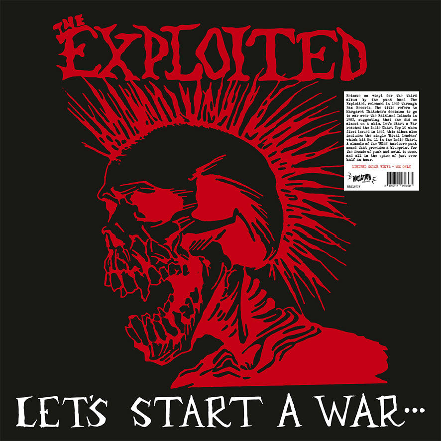 Exploited "Let's Start a War" LP