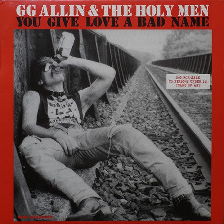 GG Allin & The Holy Men "You Give Love A Bad Name" LP