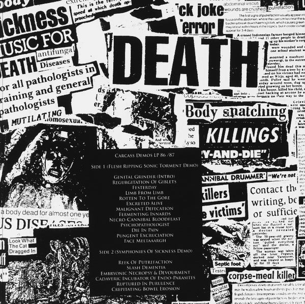 Carcass “Demos ‘86-‘87” LP