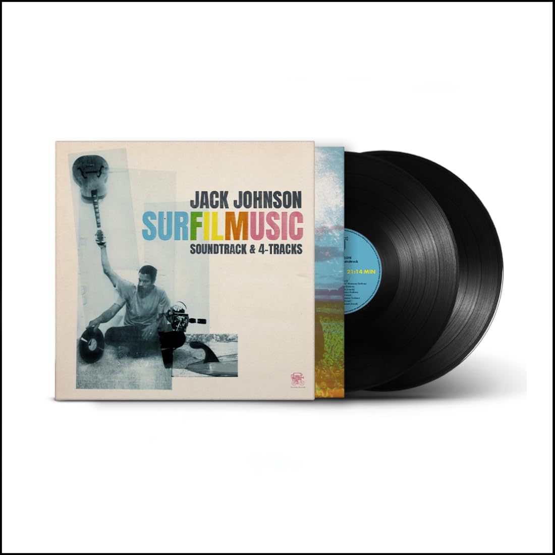 Jack Johnson "Surfilmusic (Soundtrack and 4-Tracks)" 2xLP