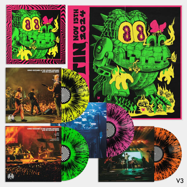 King Gizzard & The Lizard Wizard "King Gizzard Live In Austin '24" 4xLP