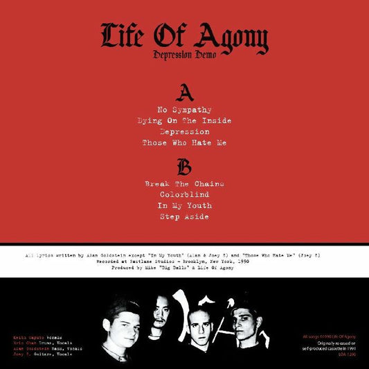 Life of Agony "Depression Demo" LP