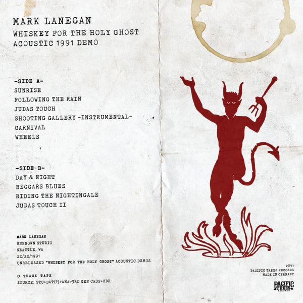 Mark Lanegan "Whiskey For The Holy Ghost - Acoustic 1991 Demo" LP