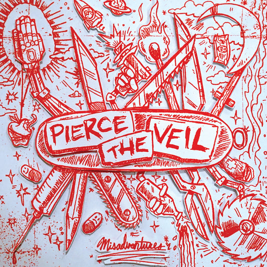 Pierce the Veil - Misadventures CD cover art