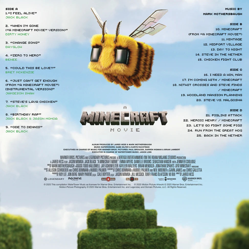 V/A "A Minecraft Movie (Original Motion Picture Soundtrack)" 2xLP