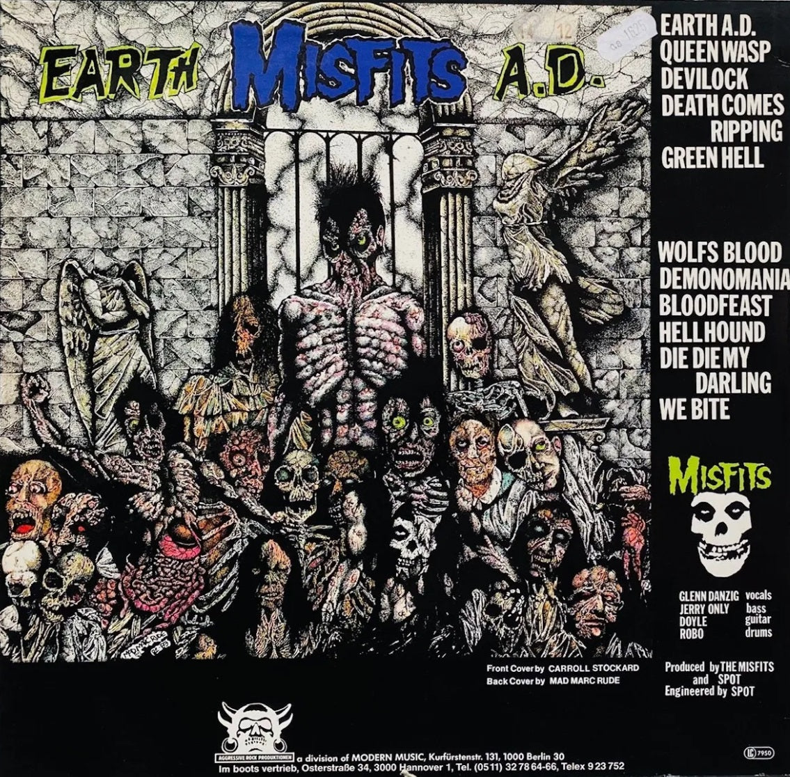 Misfits "Earth AD / Wolf's Blood" LP