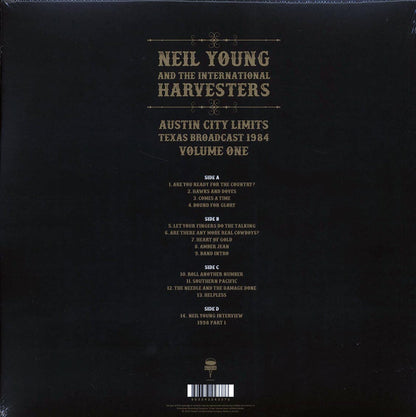 Neil Young & The International Harvesters "Austin City Limits Volume 1: Texas Broadcast 1984" 2xLP